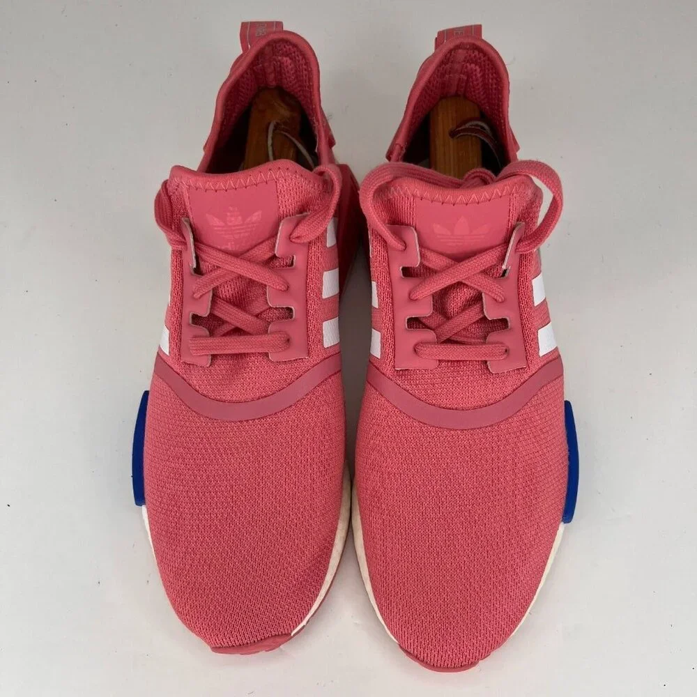 Adidas Womens 029003 Pink NMD R1  Low Top Lace Up Size 9 Running Shoes - Picture 4 of 9